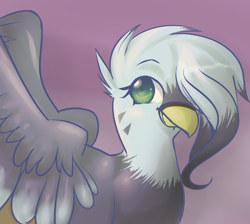 Size: 1024x918 | Tagged: safe, artist:albinothrash, imported from derpibooru, oc, oc only, griffon, solo