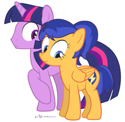 Size: 511x499 | Tagged: safe, artist:dm29, imported from derpibooru, flash sentry, twilight sparkle, alicorn, pegasus, pony, dusk shine, dusk shine (alicorn), duskflare, female, flare warden, flashlight, folded wings, horn, male, mare, prince dusk, rule 63, shipping, simple background, stallion, straight, twilight sparkle (alicorn), white background, wings, wings down