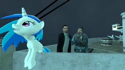 Size: 1280x720 | Tagged: safe, imported from derpibooru, dj pon-3, vinyl scratch, 3d, boat, cruise ship, gmod, john freeman, necktie