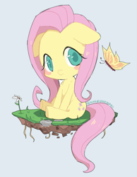 Size: 685x881 | Tagged: safe, imported from derpibooru, fluttershy, chibi, female, solo