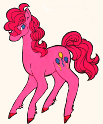 Size: 454x545 | Tagged: safe, artist:tinabik, imported from derpibooru, pinkie pie, female, solo