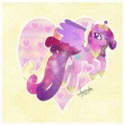 Size: 1100x1100 | Tagged: safe, artist:kawaii-desudesu, imported from derpibooru, princess cadance, female, solo