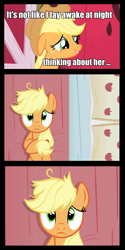 Size: 1037x2081 | Tagged: safe, imported from derpibooru, applejack, female, gravity falls, image macro, implied lesbian, implied shipping, solo, the inconveniencing