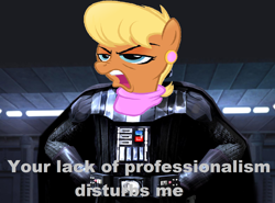 Size: 1566x1158 | Tagged: safe, imported from derpibooru, ms. harshwhinny, darth vader, female, meme, professionalism, solo, star wars