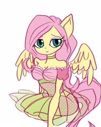 Size: 2315x2911 | Tagged: safe, artist:paine86, imported from derpibooru, fluttershy, equestria girls, female, humanized, ponied up, solo