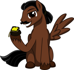 Size: 1024x967 | Tagged: safe, artist:madzik0107, imported from derpibooru, pony, bag, bits, gothic(video game), ponified, solo