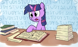 Size: 2000x1208 | Tagged: safe, artist:scritchy, imported from derpibooru, twilight sparkle, book, female, solo