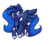 Size: 1024x939 | Tagged: safe, artist:crazy-luna, imported from derpibooru, princess luna, blushing, female, simple background, solo