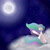 Size: 1024x1024 | Tagged: safe, artist:foreverago2015, imported from derpibooru, princess celestia, lullaby for a princess, cloud, crying, female, mare in the moon, moon, solo, stars