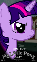 Size: 760x1280 | Tagged: safe, imported from derpibooru, twilight sparkle, pony creator, bayformers, fake, optimus prime, parody, poster, transformers