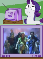 Size: 438x599 | Tagged: safe, imported from derpibooru, rarity, a link to the past, commercial, dancing, exploitable meme, link, meme, obligatory pony, the legend of zelda, the legend of zelda: a link to the past, tv meme, wat