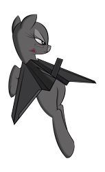 Size: 888x1451 | Tagged: safe, artist:jessy, artist:plone, imported from derpibooru, oc, oc only, original species, plane pony, pony, butt, f-117 nighthawk, f-117a nighthawk, plane, plot, solo