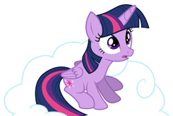 Size: 4456x3000 | Tagged: safe, artist:theshadowstone, imported from derpibooru, twilight sparkle, alicorn, pony, cloud, female, mare, simple background, solo, transparent background, twilight sparkle (alicorn)