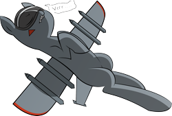 Size: 2298x1556 | Tagged: safe, artist:jessy, artist:plone, imported from derpibooru, oc, oc only, oc:blitz, original species, plane pony, pony, a-10 thunderbolt ii, cute, implied brrrrt, plane, sleeping, solo