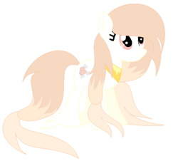 Size: 400x362 | Tagged: safe, artist:hornets-n-tribes, imported from derpibooru, oc, oc only, oc:willow taffy, earth pony, pony, solo