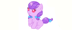 Size: 1006x421 | Tagged: safe, artist:hornets-n-tribes, imported from derpibooru, oc, oc only, female, filly, hair bow, solo