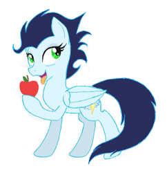 Size: 414x428 | Tagged: safe, artist:kasun05, imported from derpibooru, soarin', glide, rule 63, solo