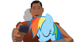 Size: 1192x670 | Tagged: safe, imported from derpibooru, rainbow dash, fanfic:my little dashie, crossover, scout, team fortress 2