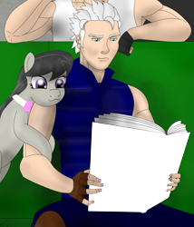 Size: 2217x2594 | Tagged: safe, imported from derpibooru, octavia melody, devil may cry, devil may cry 3, exploitable meme, meme, template, vergil (devil may cry), vergil's book