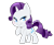 Size: 621x514 | Tagged: safe, artist:lexieskye, imported from derpibooru, part of a set, rarity, chibi, cute, female, simple background, solo, transparent background