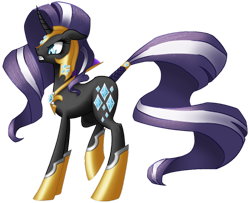 Size: 992x806 | Tagged: safe, artist:magical-marauder, imported from derpibooru, nightmare rarity, female, simple background, solo, transparent background, vector