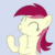 Size: 770x770 | Tagged: safe, artist:mihaaaa, imported from derpibooru, roseluck, earth pony, pony, animated, clapping, clapping ponies, female, gif, mare, show accurate, solo