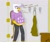 Size: 1280x1074 | Tagged: safe, artist:theimmortalwolf, imported from derpibooru, gilda, anthro, griffon, belly, big belly, clothes, dressing room, female, pregnant, solo