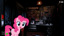 Size: 1254x712 | Tagged: safe, imported from derpibooru, pinkie pie, five nights at aj's, bonniepie, crossover