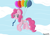 Size: 2480x1748 | Tagged: safe, artist:bigmackintosh, imported from derpibooru, pinkie pie, balloon, female, floating, print, solo, then watch her balloons lift her up to the sky