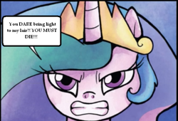 Size: 507x345 | Tagged: safe, imported from derpibooru, princess celestia, cd-i, exploitable meme, ganon, glarelestia, meme, the legend of zelda, zelda: the wand of gamelon