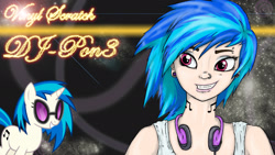 Size: 1920x1080 | Tagged: safe, artist:lauren-campbell, imported from derpibooru, dj pon-3, vinyl scratch, human, humanized