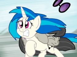 Size: 1024x768 | Tagged: safe, artist:biosonic100, imported from derpibooru, dj pon-3, octavia melody, vinyl scratch, running