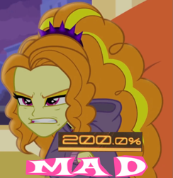 Size: 661x677 | Tagged: safe, imported from derpibooru, adagio dazzle, equestria girls, rainbow rocks, 200% mad, expand dong, exploitable meme, female, gem, gritted teeth, meme, metal gear, metal gear rising, reaction image, siren gem