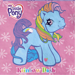 Size: 300x301 | Tagged: safe, imported from derpibooru, rainbow dash, rainbow dash (g3), g3, napkin, official