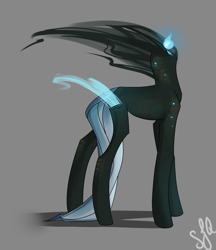 Size: 831x960 | Tagged: safe, artist:pon-ee, imported from derpibooru, ghost, headless horse, undead, headless, solo