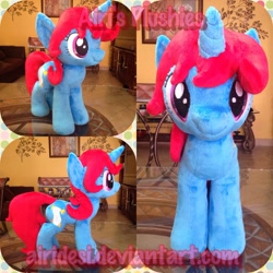 Size: 894x894 | Tagged: safe, artist:airidesi, imported from derpibooru, oc, oc only, oc:footnote, pony, unicorn, irl, photo, plushie, solo