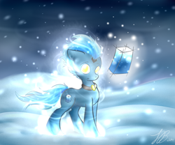 Size: 1024x853 | Tagged: safe, artist:greenknight5700, imported from derpibooru, oc, oc only, oc:ethereal ice, solo