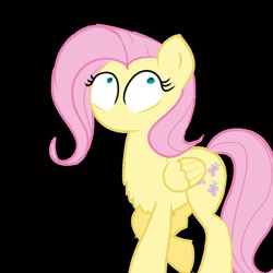 Size: 894x894 | Tagged: safe, artist:jaconok, imported from derpibooru, fluttershy, female, i have no mouth and i must scream, no mouth, solo