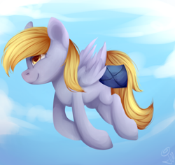 Size: 1800x1696 | Tagged: safe, artist:joo13, imported from derpibooru, derpy hooves, pegasus, pony, female, mailbag, mare, solo