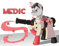 Size: 1012x790 | Tagged: safe, artist:batonya12561, imported from derpibooru, medic, ponified, team fortress 2