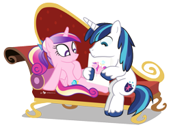 Size: 975x725 | Tagged: safe, artist:dm29, imported from derpibooru, princess cadance, shining armor, draw me like one of your french girls, drawing, duo, simple background, transparent background