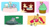 Size: 800x436 | Tagged: safe, artist:flutterluv, imported from derpibooru, angel bunny, apple bloom, applejack, boulder (pet), discord, fluttershy, maud pie, pinkie pie, princess celestia, applejack riding apple bloom, appletini, boulder (g4), cupcake, cute, cutelestia, micro, pictogram, ponies riding ponies, riding, sleeping, tea