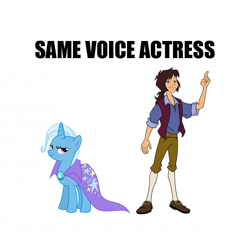 Size: 555x524 | Tagged: safe, imported from derpibooru, trixie, english, exploitable, exploitable meme, henri richard maurice dutoit lefevbre, kathleen barr, liberty's kids, meme, same voice actor, voice actor