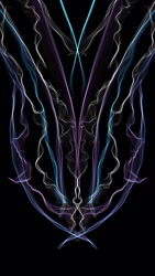 Size: 640x1136 | Tagged: safe, artist:ragin skittles, imported from derpibooru, nightmare moon, princess luna, abstract, neon