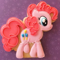 Size: 640x640 | Tagged: safe, imported from derpibooru, pinkie pie, cookie, craft, food art, irl, ny cookies by victoria, photo, solo