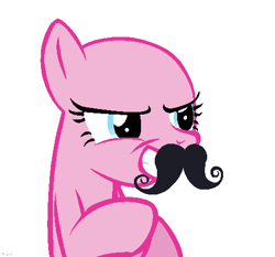 Size: 478x445 | Tagged: safe, artist:blazethefirepony, imported from derpibooru, pony, base, moustache, solo