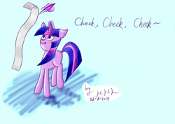 Size: 1024x724 | Tagged: safe, artist:hhl-skylonelysnow, imported from derpibooru, twilight sparkle, checklist, female, solo