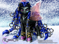 Size: 700x525 | Tagged: safe, artist:flyingpony, imported from derpibooru, fairy, fairy pony, pony, crossover, final fantasy, present, shiva