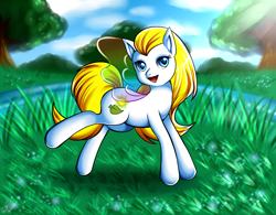 Size: 1200x937 | Tagged: safe, artist:sweetochii, imported from derpibooru, oc, oc only, oc:sunbasker, flutter pony, solo