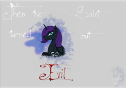 Size: 2452x1716 | Tagged: safe, artist:scariswolf, imported from derpibooru, oc, oc only, oc:nyx, alicorn, pony, alicorn oc, solo